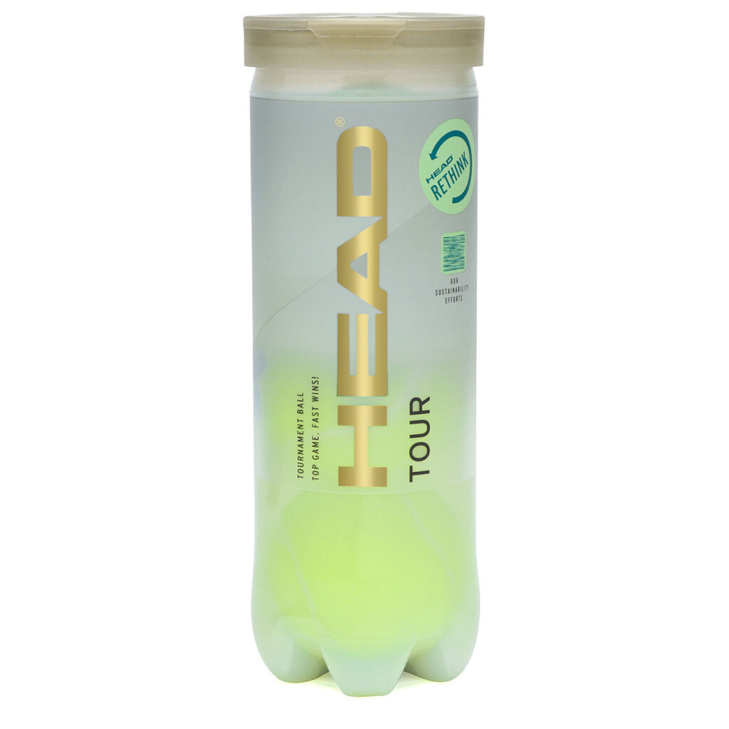 Bola de Tênis Head Tour - Tubo com 3 Bolas - ATPSHOP