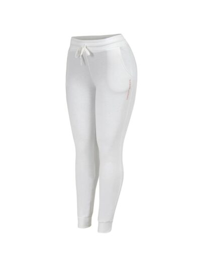 Calça Moletom Feminina Drop Shot Off-White Rosa - ATPSHOP