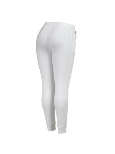 Calça Moletom Feminina Drop Shot Off-White Rosa - ATPSHOP