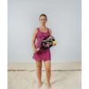 Vestido Drop Shot Nicole 1.0 Rosa/Preto - ATPSHOP