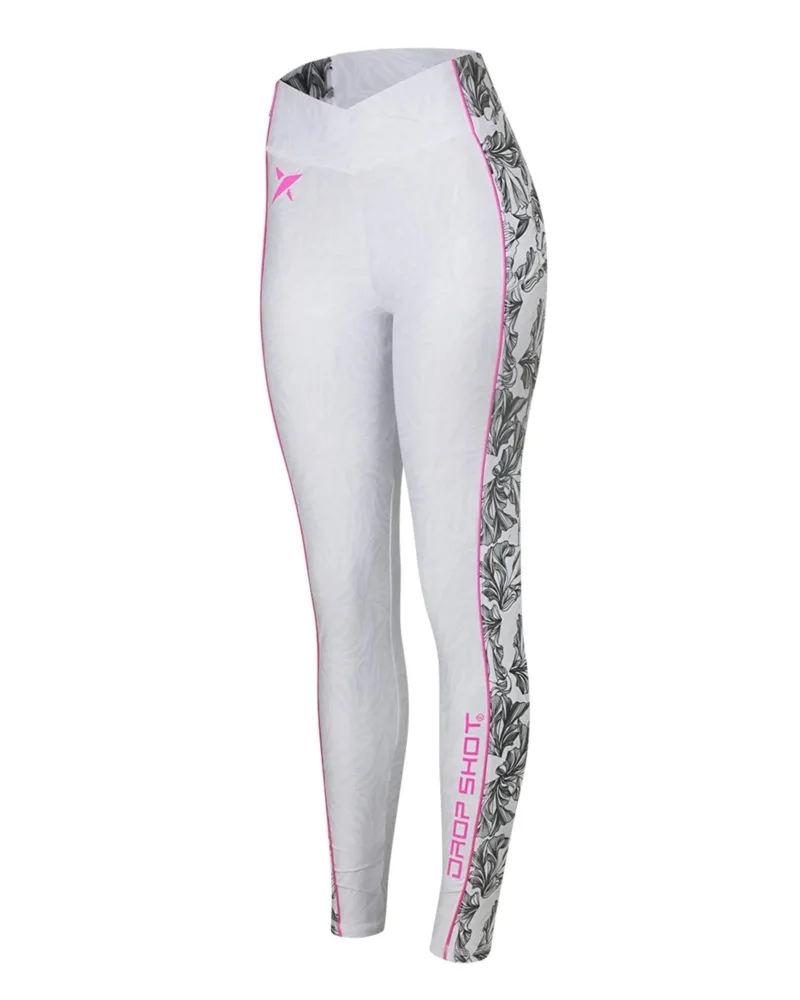 Legging Drop Shot Nicole 2.0 Branco/Preto - ATPSHOP