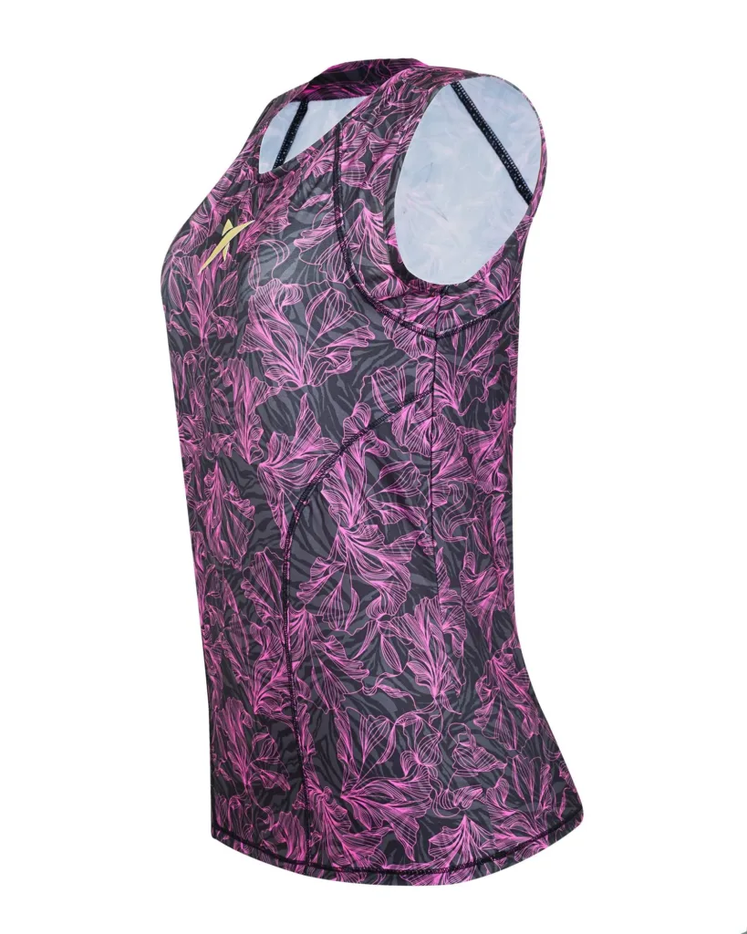 Regata Feminina Drop Shot Nicole 2.0 Rosa/Preto - ATPSHOP