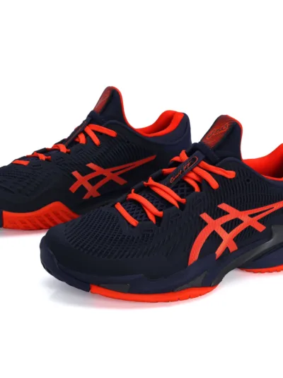 Tênis ASICS Court FF 3 All Court Novak Djokovic Marinho e Laranja - ATPSHOP