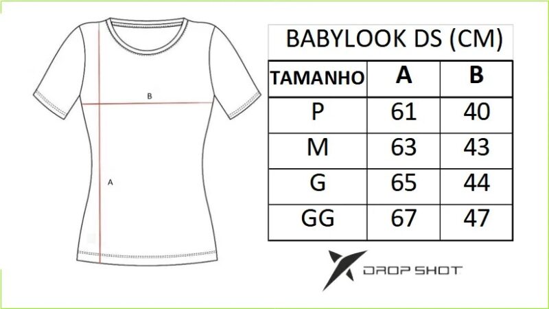 Babylook DROP SHOT Enjoy 3.0 Azul Claro - ATPSHOP