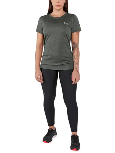 Camiseta de Treino Feminina Under Armour Tech SSC Solid BRZ Cinza - ATPSHOP