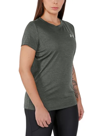 Camiseta de Treino Feminina Under Armour Tech SSC Solid BRZ Cinza - ATPSHOP