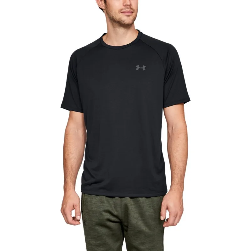 Camiseta de Treino Masculina Under Armour Tech 2.0 Preta - ATPSHOP