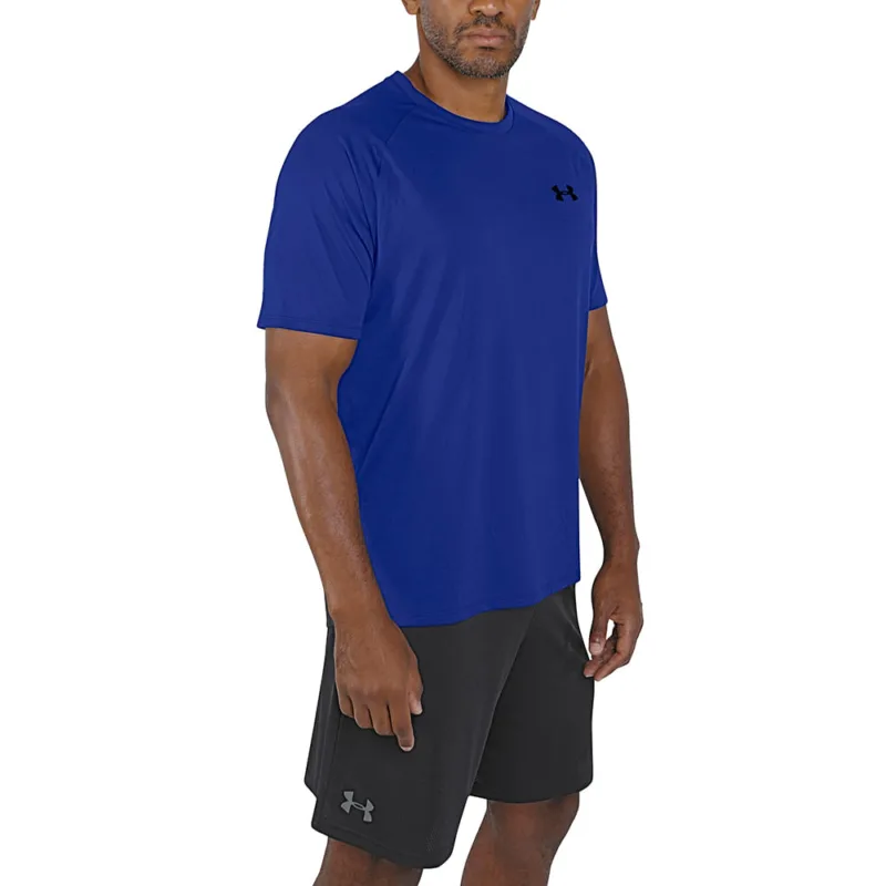 Camiseta de Treino Masculina Under Armour Tech 2.0 SS Azul - ATPSHOP