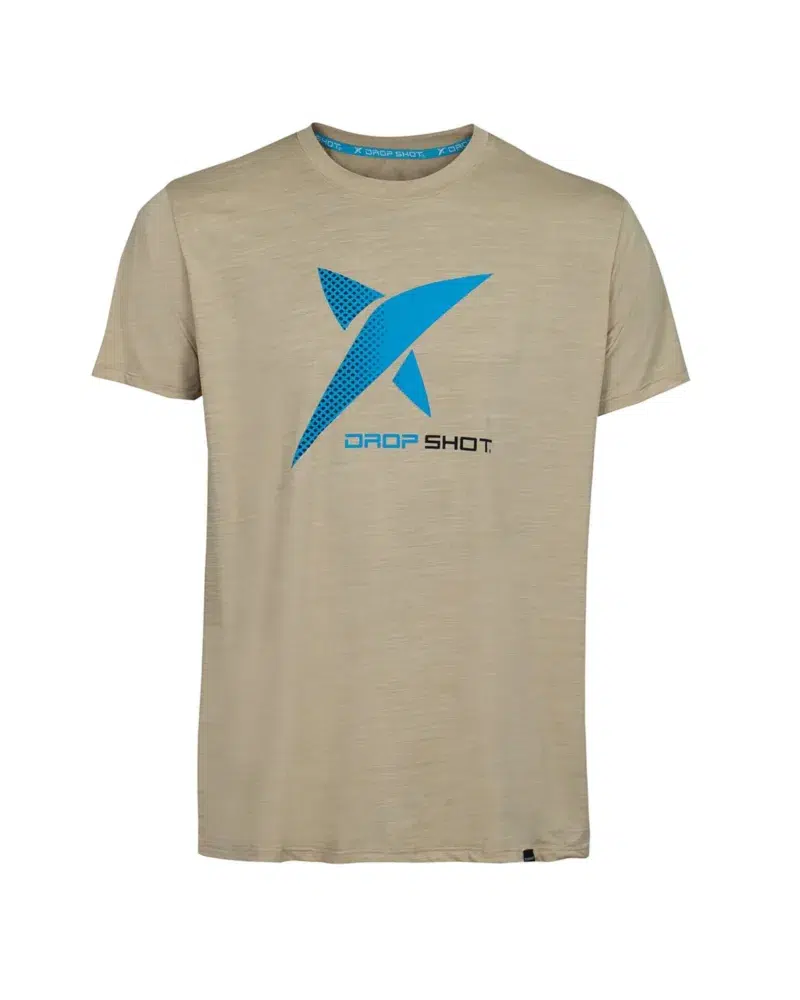 Camiseta DROP SHOT GAME Chocolate e Azul - ATPSHOP