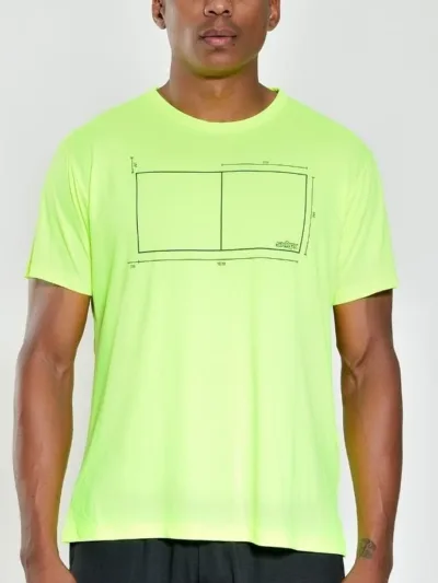 Camiseta Masculina Shark Amarelo Fluorescente - ATPSHOP