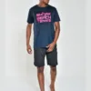 Camiseta Masculina Shark Beach Tennis Petróleo - ATPSHOP