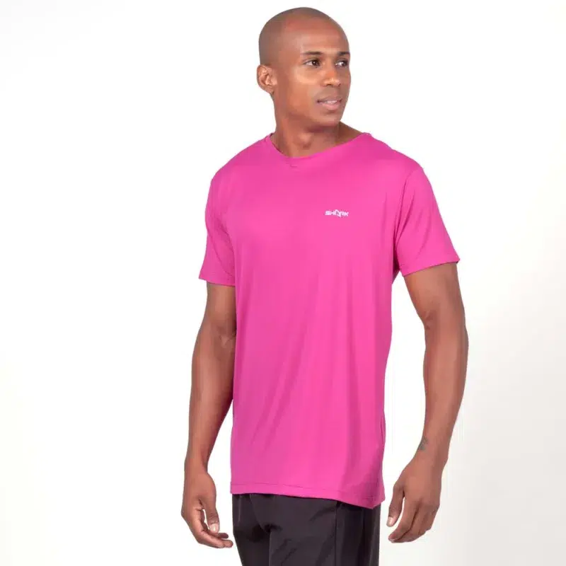 Camiseta Masculina Shark Pink Fluorescente - ATPSHOP