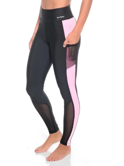 Legging Shark Recorte com Bolso Sofia Cimatti Chiclete - ATPSHOP