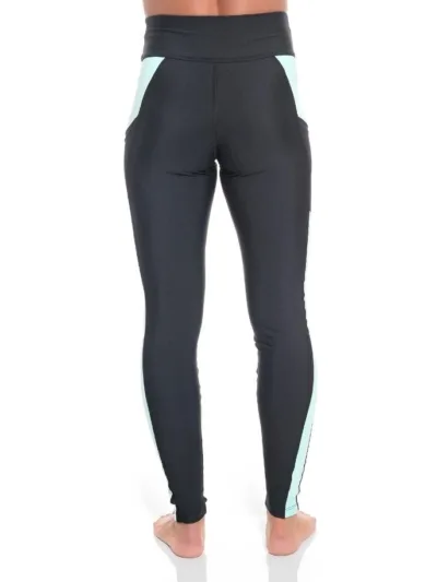 Legging Shark Recorte com Bolso Sofia Cimatti Aquamarine - ATPSHOP