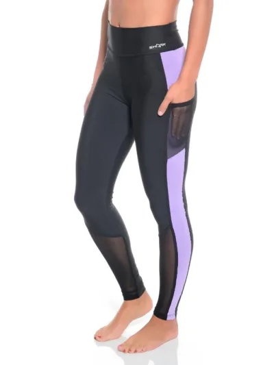 Legging Shark Recorte com Bolso Sofia Cimatti Lavanda - ATPSHOP