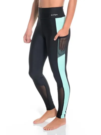 Legging Shark Recorte com Bolso Sofia Cimatti Aquamarine - ATPSHOP