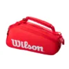 Raqueteira Wilson ESP Super Tour X9 Vermelha - ATPSHOP