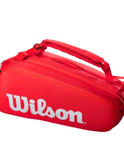 Raqueteira Wilson ESP Super Tour X9 Vermelha - ATPSHOP