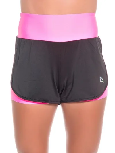 Shorts Duplo Sofia Cimatti Chiclete - ATPSHOP