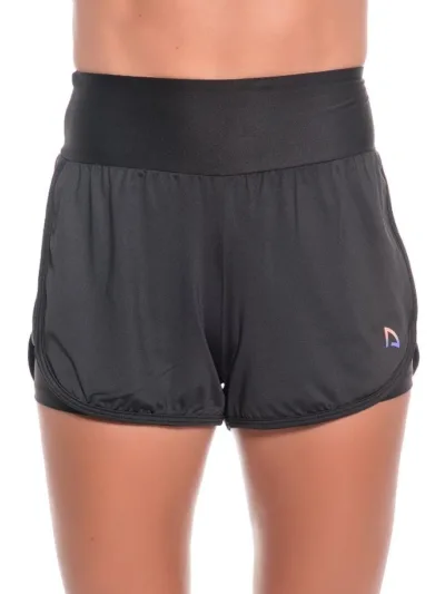 Shorts Duplo Sofia Cimatti Preto - ATPSHOP