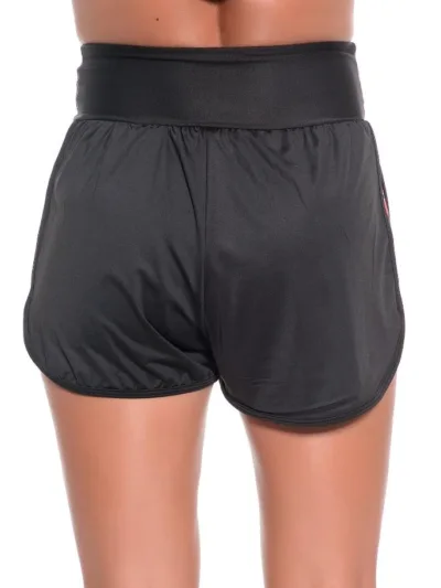 Shorts Duplo Sofia Cimatti Preto/ Estampa Sofia - ATPSHOP