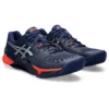 Tênis Masculino ASICS Gel Resolution 9 Clay Azul Marinho, Laranja e Branco - ATPSHOP