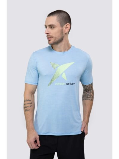 Camiseta Masculina DROP SHOT GAME 2.0 Azul Claro - ATPSHOP