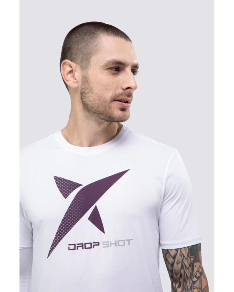 Camiseta Masculina DROP SHOT GAME 2.0 Branco - ATPSHOP