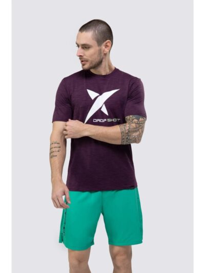 Camiseta Masculina DROP SHOT GAME 2.0 Roxo - ATPSHOP