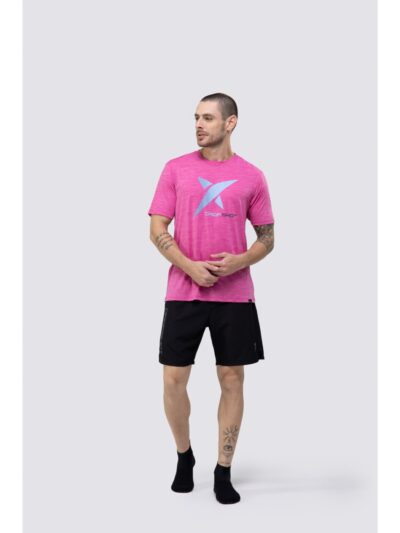 Camiseta Masculina DROP SHOT GAME 2.0 Rosa Neon - ATPSHOP