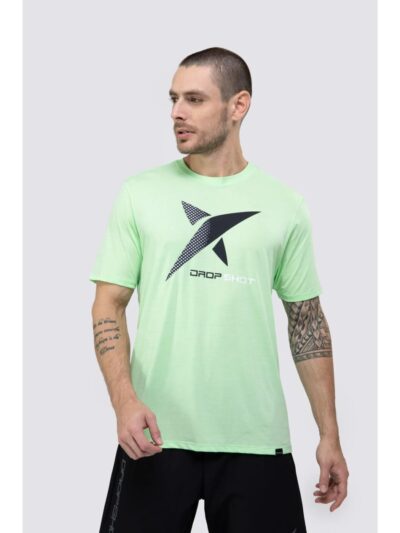 Camiseta Masculina DROP SHOT GAME 2.0 Verde Menta - ATPSHOP