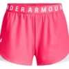 Shorts de Treino Feminino Under Armour Play UP 3.0 Rosa e Branco - ATPSHOP