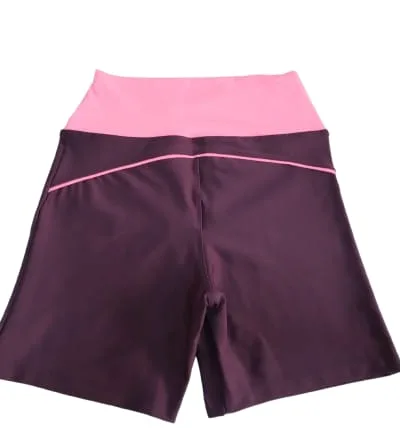 Shorts Filete Costas Shark Roxo/ Pink - ATPSHOP