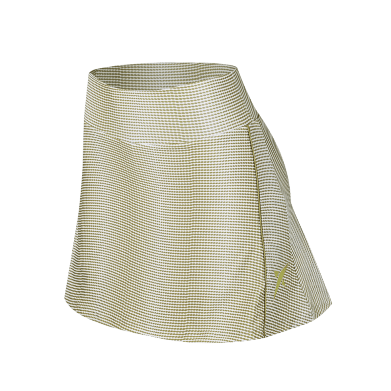 Shorts-Saia Drop Shot Nicole 1.0 Branco e Dourado - ATPSHOP