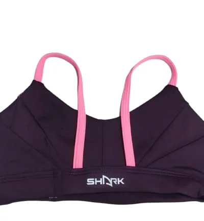 Top Shark Costura Contrastante Roxo e Pink - ATPSHOP