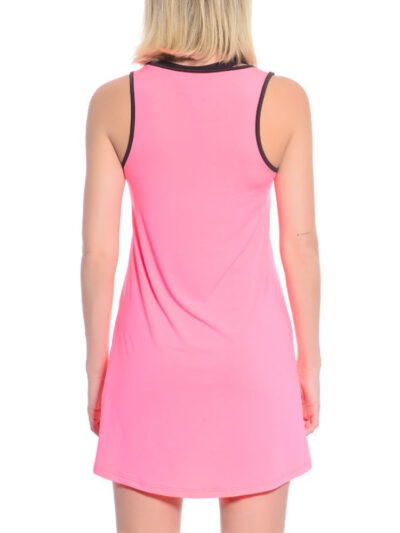 Vestido Shark Viés Contrastante Pink - ATPSHOP