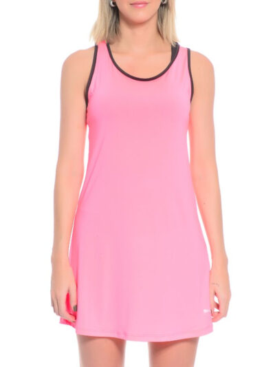 Vestido Shark Viés Contrastante Pink - ATPSHOP