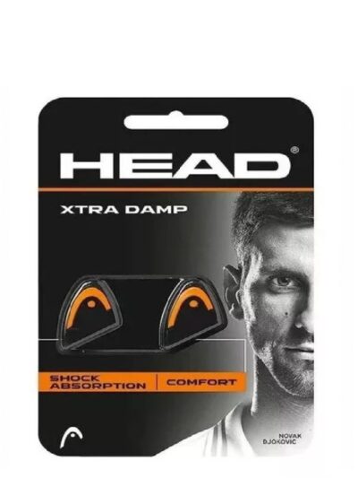 Antivibrador Head Xtra Damp com 2 Unidades Preto e Laranja - ATPSHOP