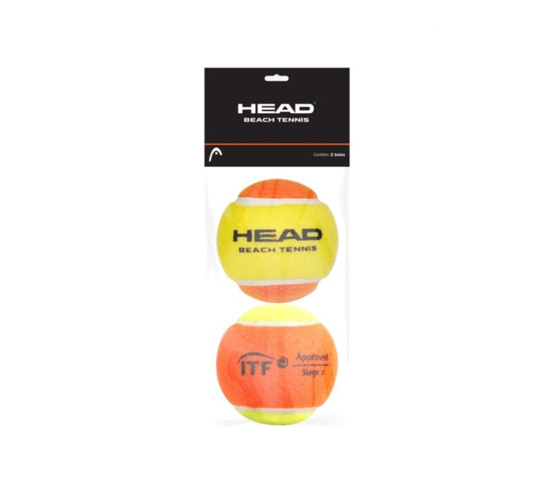 Bola de Beach Tennis Head Pack com 2 Bolas - ATPSHOP