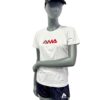 Camiseta AMA Degradê Feminina Branca e Vermelha - ATPSHOP