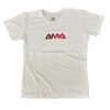 Camiseta AMA Degradê Feminina Branca e Vermelha - ATPSHOP