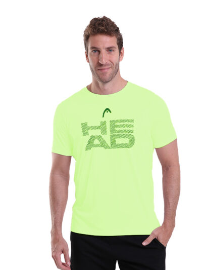 Camiseta Head Masculina Dry Amarelo Neon - ATPSHOP