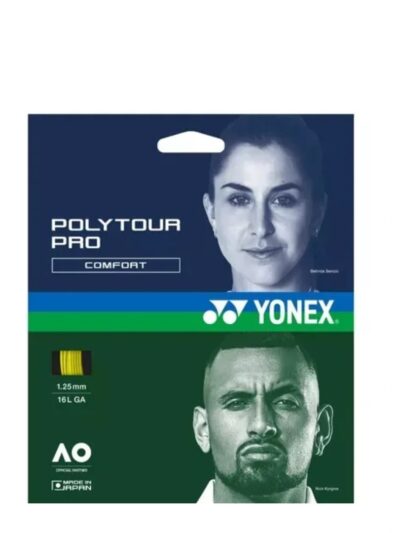 Corda Yonex Poly Tour Pro 1.25mm Amarela - ATPSHOP