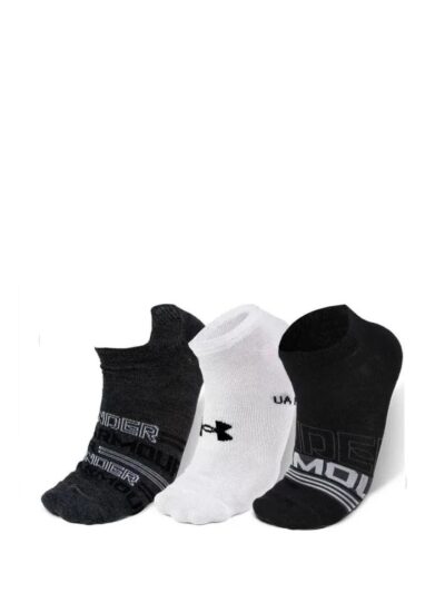 Meia Cano Invisível Under Armour Essential Pack c/ 3 Pares - ATPSHOP