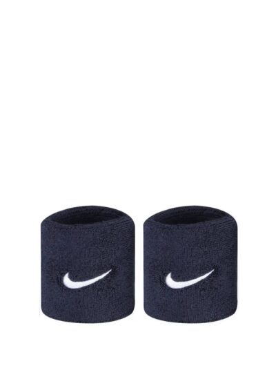 Munhequeira Nike Curta Swoosh Azul Marinho com 2 unidades - ATPSHOP