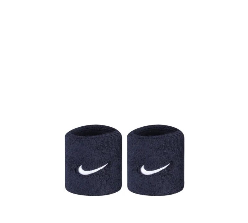 Munhequeira Nike Curta Swoosh Azul Marinho com 2 unidades - ATPSHOP