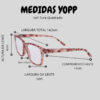 Óculos de Leitura Yopp Retangular Preto - ATPSHOP