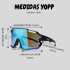 Óculos Yopp Ciclismo 1066 Lente Dourada - ATPSHOP