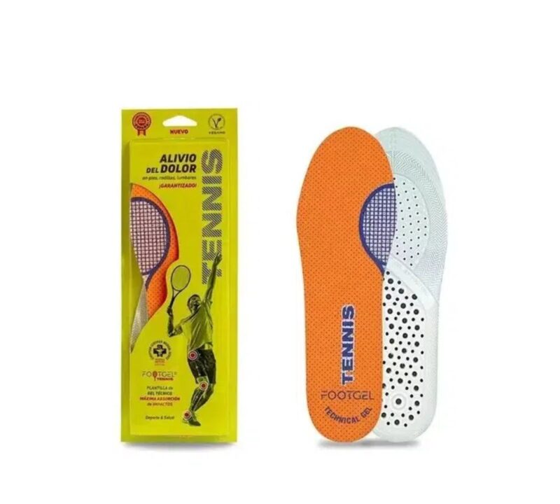 Palmilha De Gel Footgel Tennis Laranja - ATPSHOP