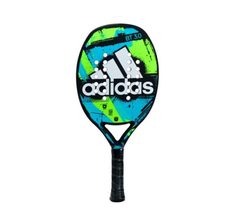 Raquete de Beach Tennis Adidas BT 3.0 Azul e Limão - ATPSHOP